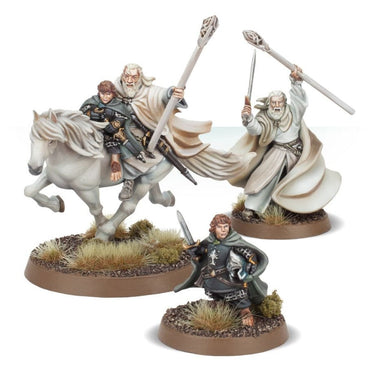 Middle-Earth Gandalf the White and Peregrin Took